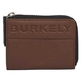    Hnedá kožená peňaženka Burkely Suburb Seth, držiak na karty, RFID ochrana
