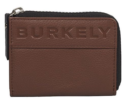  Hnedá kožená peňaženka Burkely Suburb Seth, držiak na karty, RFID ochrana