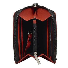    Hnedá kožená peňaženka Burkely Suburb Seth, držiak na karty, RFID ochrana