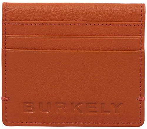  Kožené puzdro na kreditné karty Burkely COOL COLBIE v čiernej farbe, 10 × 8 cm