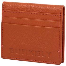    Kožené puzdro na kreditné karty Burkely COOL COLBIE v čiernej farbe, 10 × 8 cm