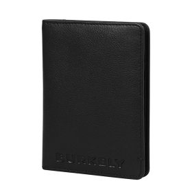    Burkely FUNDAMENTALS ANTIQUE AVERY čierny kožený držiak na pas, 15 × 10 cm