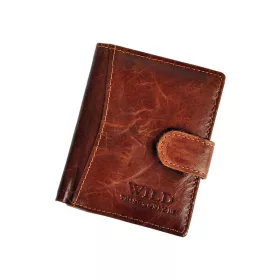    Pánska kožená peňaženka Wild Things Only 5505-1 v koňakovej farbe 8,5 x 10,3 x 2,5 cm