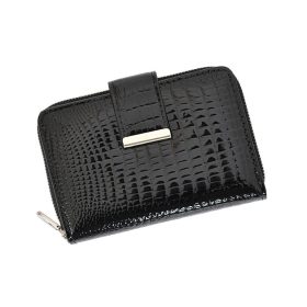    Jennifer Jones 5198-2 čierna dámska kožená peňaženka 12,7 x 9,5 x 3,5 cm