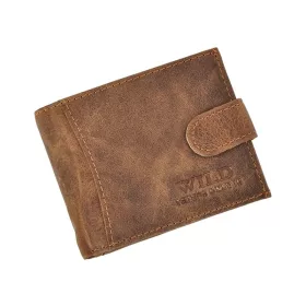    Wild Things Only 5504-1 hnedá pánska kožená peňaženka 10,5 x 8,5 x 2,5 cm