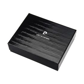    Pánska kožená peňaženka Pierre Cardin YS507.1 326 RFID čierna 9,5 x 12,5 x 2,5 cm