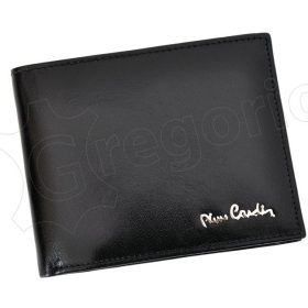    Pánska kožená peňaženka Pierre Cardin, tmavohnedá, 12,5 × 9,5 cm