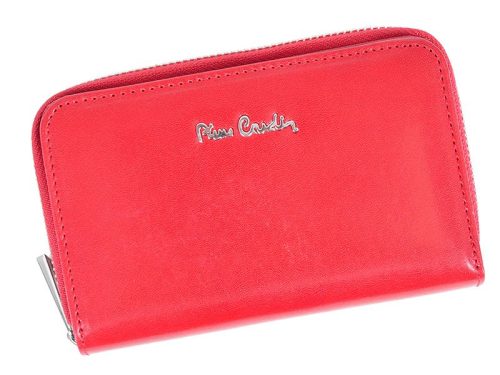 Pierre Cardin 520.7 503 piros női bőr pénztárca 15 x 10 x 3.8 cm 