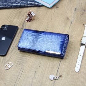    Dámska kožená peňaženka Gregorio GF107 modrá 16,5 x 9 x 3 cm