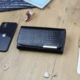    Dámska kožená peňaženka Gregorio GF110 čierna 17 x 9,5 x 3 cm