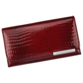    Gregorio GF110 bordová dámska kožená peňaženka 17 x 9,5 x 3 cm