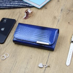    Dámska kožená peňaženka Gregorio GF110 modrá 17 x 9,5 x 3 cm