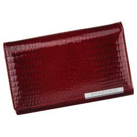    Gregorio GF112 bordová dámska kožená peňaženka 15 x 10 x 3 cm