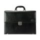  Stefania B865 BY čierna unisex kožená aktovka, notebook 15,6" 40 x 30 x 11 cm