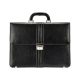  Stefania B391 BY čierna unisex kožená aktovka 38 x 28 x 13 cm