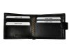  Rovicky CPR-022-BAR RFID čierna pánska peňaženka z hovädzej kože 11 x 9,5 cm
