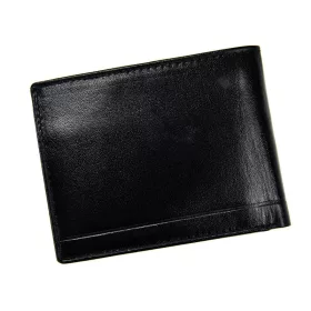    Rovicky CPR-023-BAR RFID čierna pánska peňaženka z hovädzej kože 11 x 8,5 x 2 cm