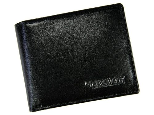 Cavaldi 0035-BS RFID fekete férfi bőr pénztárca 10 x 8.5 x 2.5 cm