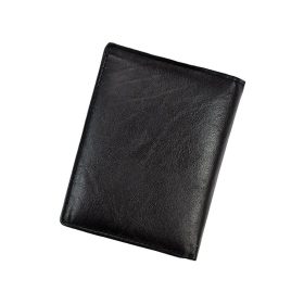    Ronaldo 0800-D RFID čierna pánska kožená peňaženka 9 x 12 x 2 cm