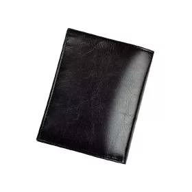    Ronaldo RM-06-CFL čierna pánska kožená peňaženka 9,7 x 12,3 x 2,7 cm