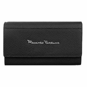    Dámska kožená peňaženka Riccardo Ferducci čierna 17 x 9,7 cm