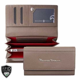    142820 045 Dámska kožená peňaženka Riccardo Ferducci béžová