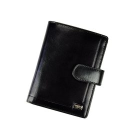    Pánska kožená peňaženka Rovicky PC-101L-BAR s RFID čipom, čierna, 10 x 13 x 2,5 cm