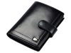  Pánska kožená peňaženka Rovicky PC-101L-BAR s RFID čipom, čierna, 10 x 13 x 2,5 cm