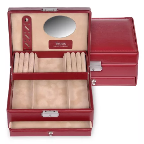  Sacher: držiak na šperky Carola red, šperkovnica