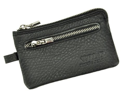  Puzdro na dokumenty Wild Things Only 5520 z čiernej hovädzej kože 12,5 x 8 x 1 cm