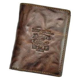    Always Wild N4-BC RFID čierna pánska peňaženka z hovädzej kože 10 x 12,5 x 2,5 cm