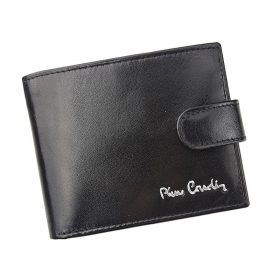    Pierre Cardin YS520.1 323A RFID čierna pánska peňaženka z hovädzej kože 11 x 8,5 x 2 cm