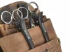  Kadernícky nástroj Greenburry, kožené puzdro na opasok na nožnice, opasok