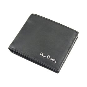    Pierre Cardin TILAK06 8824 RFID čierna pánska kožená peňaženka 11 x 9 cm