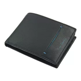    Pierre Cardin TILAK07 8806 čierno-modrá pánska kožená peňaženka 12,5 x 9,3 cm