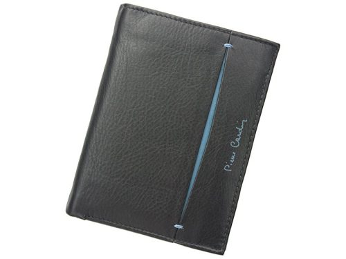  Pierre Cardin TILAK07 331 čierna pánska kožená peňaženka 10 x 13 cm