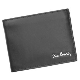    Pierre Cardin čierna pánska kožená peňaženka, RFID 12 × 9,5 cm