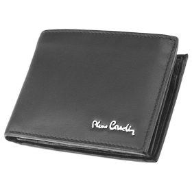    Pierre Cardin čierna pánska kožená peňaženka, RFID 12 × 9,5 cm