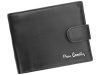  Pierre Cardin TILAK09 324A čierna pánska peňaženka z hovädzej kože 12 x 9,5 x 2,5 cm