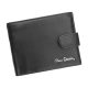  Pierre Cardin TILAK09 324A čierna pánska peňaženka z hovädzej kože 12 x 9,5 x 2,5 cm