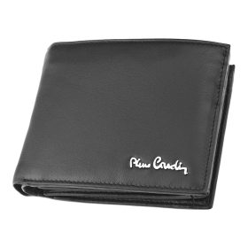    Pierre Cardin TILAK09 325 čierna pánska kožená peňaženka 12 x 9,5 cm
