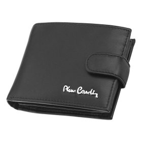    Pierre Cardin TILAK09 323A čierna pánska kožená peňaženka 11 x 8,5 cm
