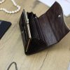 Gregorio ZLF-100 barna női marhabőr pénztárca 18.5 x 9.5 x 3.5 cm
