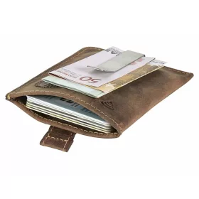  Kožený držiak na karty Greenburry s RFID ochranou