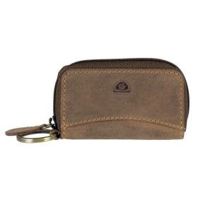  Hnedý kožený prívesok na kľúče Greenburry