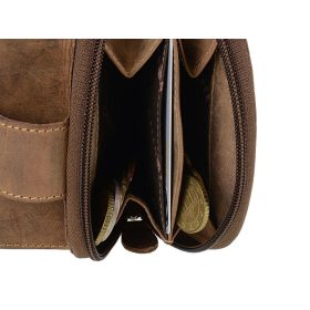  Dámska kožená zakrivená peňaženka Greenburry