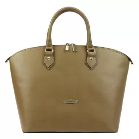    Pierre Cardin FRZ 1350 CORY béžová dámska kožená kabelka 44 x 31 x 17 cm