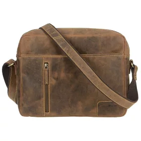    Pánska kožená veľká bočná taška Greenburry, taška cez rameno