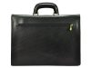  Gregorio 819-1 čierna unisex kožená aktovka 38 x 28 x 9 cm