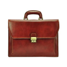    Gregorio 819-1 koňak unisex kožená aktovka 38 x 28 x 9 cm